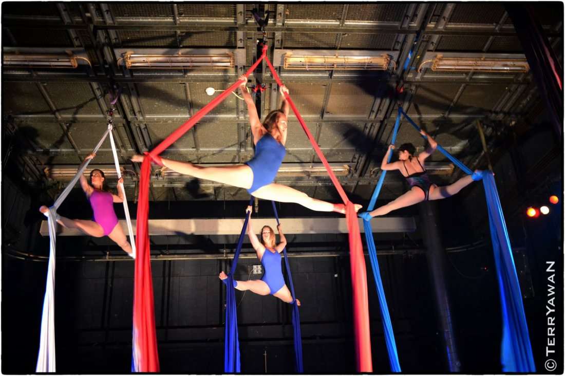 Aerial silks for beginners and intermediate level. at OT301, Amsterdam